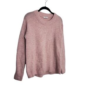 AYR Alpaca Blend Crewneck Sweater Pink XS